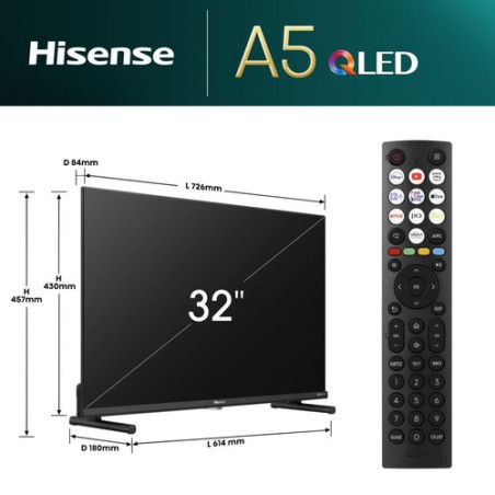 HISENSE TV HD 32 A5NQ SMART TV VIDAA OS