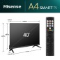 HISENSE  SMART TV DLED  FULL HD 40 BLACK
