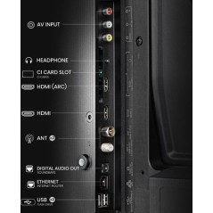 HISENSE  SMART TV DLED  FULL HD 40 BLACK