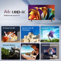 HISENSE TV UHD 4K 85 A6N NERO 2024