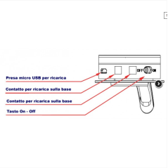 Ezlight M890 mono con dongle USBA cuffia bluetooth