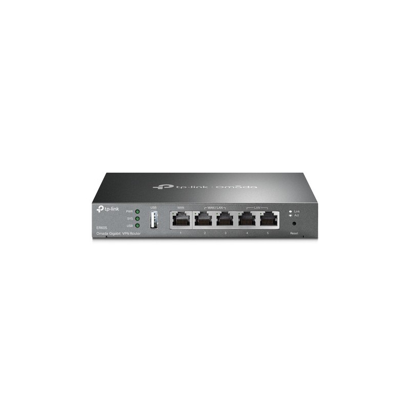 ROUTER VPN MULTI-WAN 5P GIGABIT 1P WAN 1P LAN 3P WAN/LAN