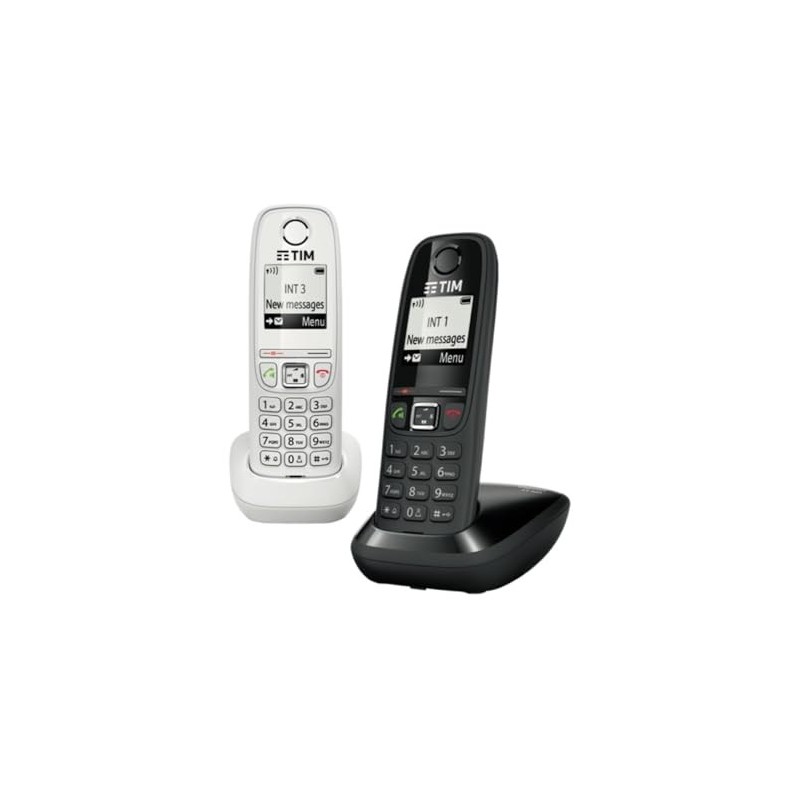 Gigaset AS405 Duo Telefono DECT Nero-Bianco Gigaset AS405 Duo Telefono DECT Nero-Bianco