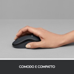 MOUSE M220 LOG CORDLESS CHARCOAL LOGITECH USB NANO RECEIVER
