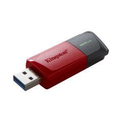 PEN DRIVE 3.2 128GB TYPE-A EXODIA M BLACK/RED KINGSTON CAPPUCCIO REMOVI