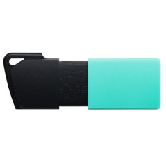 PEN DRIVE 3.2 256GB TYPE-A EXODIA M BLACK/TEAL KINGSTON CAPPUCCIO REMOV