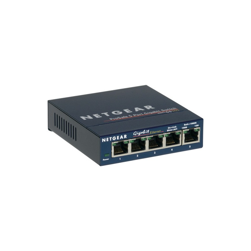 NETGEAR GS105 Non gestito Gigabit Ethernet (10/100/1000) Blu