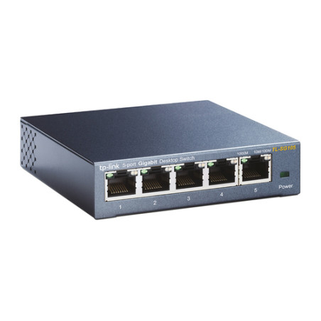 SWITCH 5P GIGABIT METAL CASE TPLINK