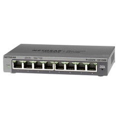 NETGEAR GS108E Gestito Gigabit Ethernet (10/100/1000) Nero