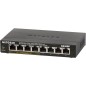 NETGEAR GS308P Non gestito Gigabit Ethernet (10/100/1000) Supporto Power over Ethernet (PoE) Nero