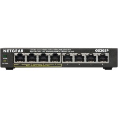 NETGEAR GS308P Non gestito Gigabit Ethernet (10/100/1000) Supporto Power over Ethernet (PoE) Nero