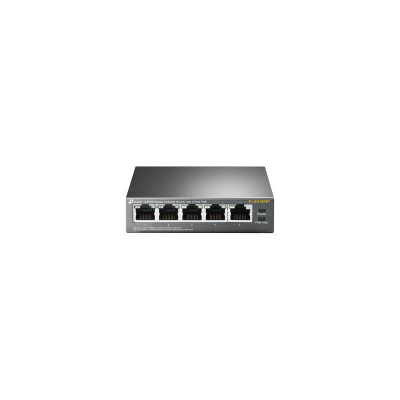 SWITCH 5P GIGABIT DI CUI 4P POE 56W POE POWER SUPPLY