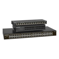 NETGEAR GS348 Non gestito Gigabit Ethernet (10/100/1000) 1U Nero