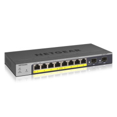 SWITCH 8P GIGABIT ETHERNET POE+ 55W +2P SFP SMART MANAGED PRO