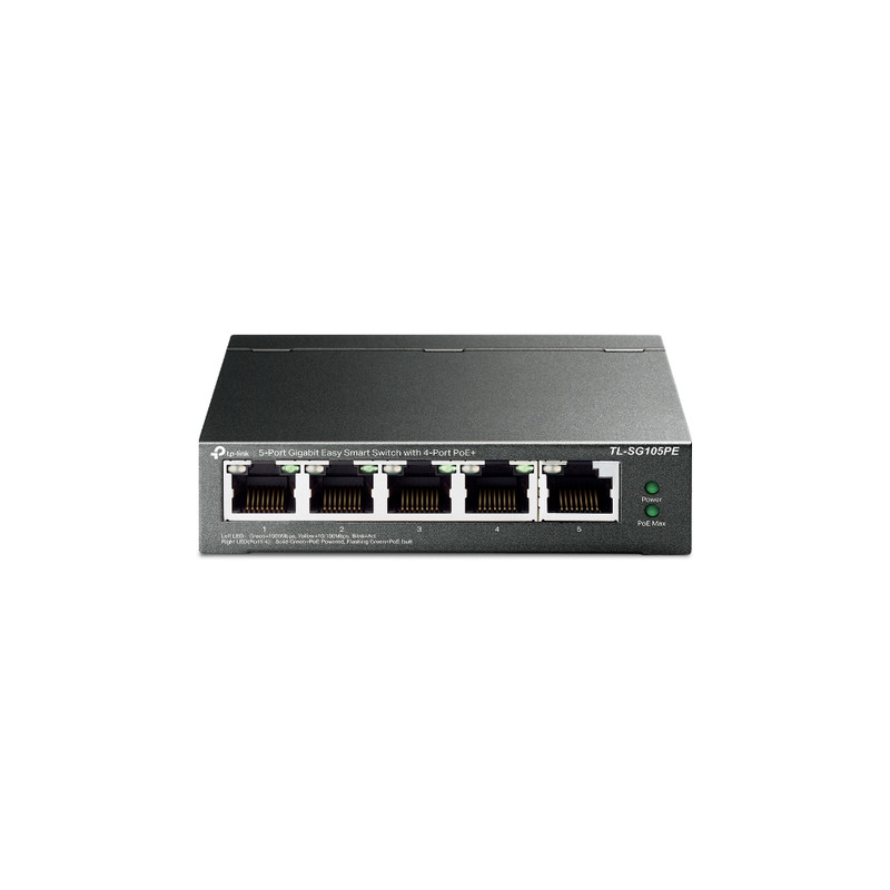 SWITCH 5P GIGABIT 4P POE+ 1P NO POE