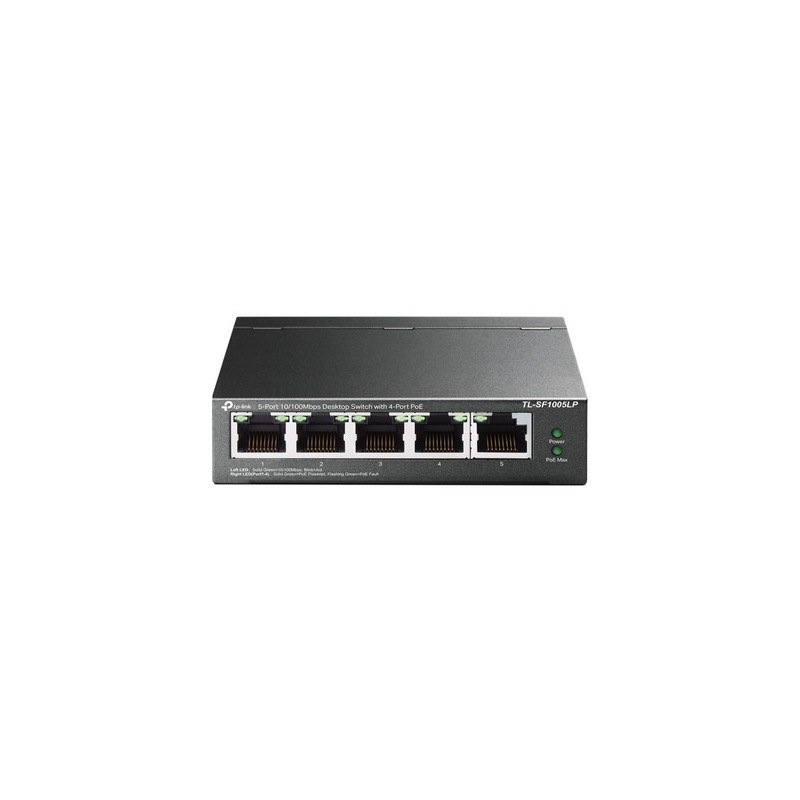 SWITCH 5P 10/100MBPS DI CUI 4P POE 41W POE POWER PLUG AND PLAY