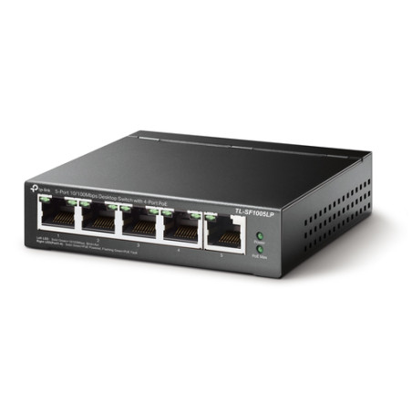 SWITCH 5P 10/100MBPS DI CUI 4P POE 41W POE POWER PLUG AND PLAY