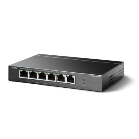 SWITCH 6P 10/100MBPS DI CUI 4P POE 67W POE POWER PLUG AND PLAY