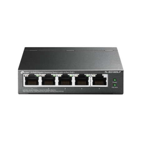 SWITCH 5P 10/100MBPS DI CUI 4P POE 40W POE POWER PLUG AND PLAY