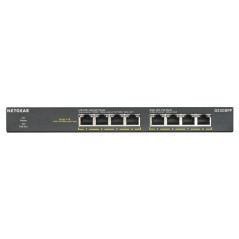 NETGEAR GS308PP Non gestito Gigabit Ethernet (10/100/1000) Supporto Power over Ethernet (PoE) Nero