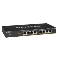 NETGEAR GS308PP Non gestito Gigabit Ethernet (10/100/1000) Supporto Power over Ethernet (PoE) Nero