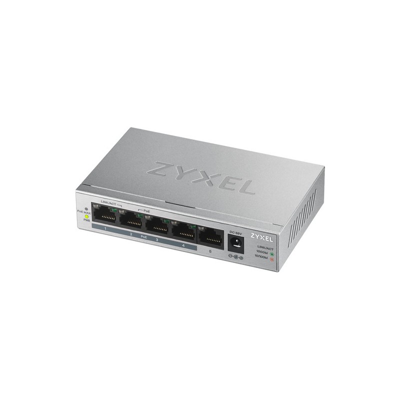 SWITCH 5P GIGABIT DI CUI 4POE FINO 60W