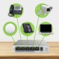 SWITCH 5P GIGABIT DI CUI 4POE FINO 60W