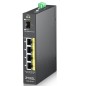 SWITCH 5P GIGABIT POE UNMANAGED INDUSTRIALE