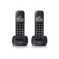 Brondi Gala Twin Telefono DECT Identificatore di chiamata Nero