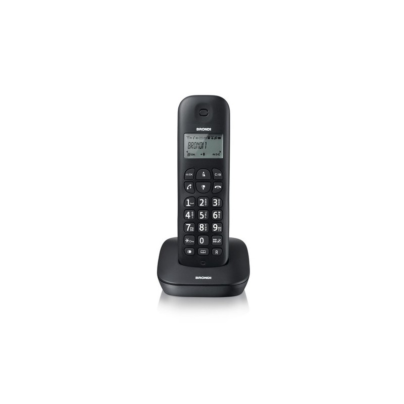 Brondi GALA Telefono DECT Identificatore di chiamata Nero