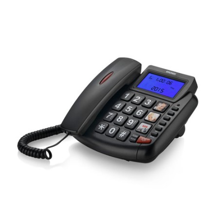 Brondi Bravo 90 Telefono analogico Identificatore di chiamata Nero