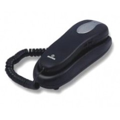 TELEFONO FISSO BRONDI NEMO NERO TASTIERA INTEGRATA/10 NUMERI MEMORI